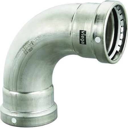 Viega 95510 - Elbow,SS,Press-fit4in,Press-fit4in