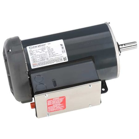 Leeson 145TBFR5341 - Farm Duty Motor, Capacitor-Start/Run, 2 HP, 115/230 V AC, 1,740 Nameplate RPM, 145 T Frame