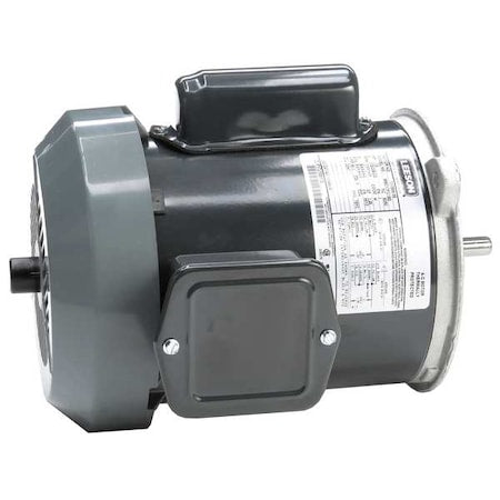 Leeson 117888.00 - Auger Duty Motor, 1/2 HP, 115/230 V AC, 1,800 Nameplate RPM, 56 YZ Frame