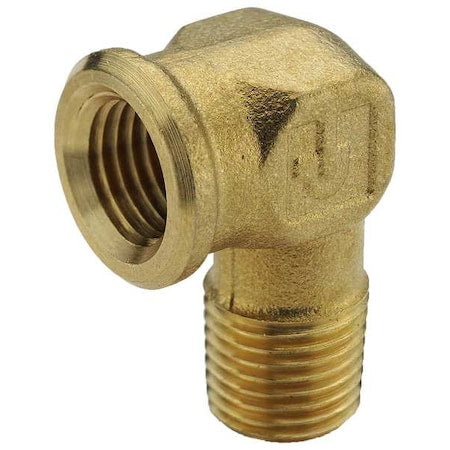 Parker 1202P-8-6 - 90 Degrees Street Elbow Brass 90 Degrees Street Elbow, 1/2 in Female NPT X 3/8 in Male NPT