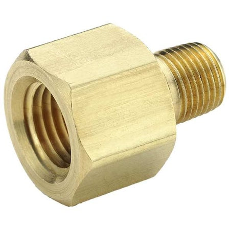 Parker 222P-2-2 - Female x Male Adapter Brass Adapter, 1/8 in Female NPT X 1/8 in Male NPT