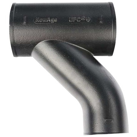 221724 - Reducing Wye Combination Wye and 1/8 Bend, 5" x 6" Pipe, Female Socket, Cast Iron, 0 psi
