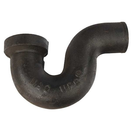 222588 - Tapped P-Trap No-Hub Tap P-Trap, 2" Pipe, Female Socket, Cast Iron, 0 psi