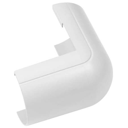 D-Line FLEB5025W - 90 Degree External Elbow, 3 1/4 in L, PVC, White