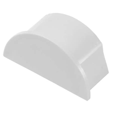 D-Line EC5025W - End Cap, 1 in L, PVC, White