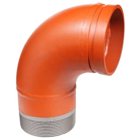 Gruvlok 0390016467 - Ductile Iron,90 Elbow,21/2"x21/2"NPT