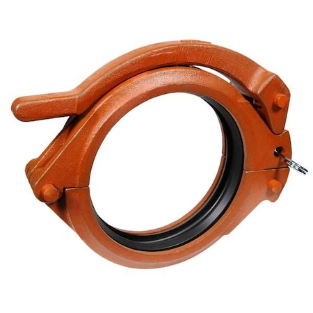 Gruvlok 0390200103 - Hinged Clamp,DI,Grooved4in,Grooved4in