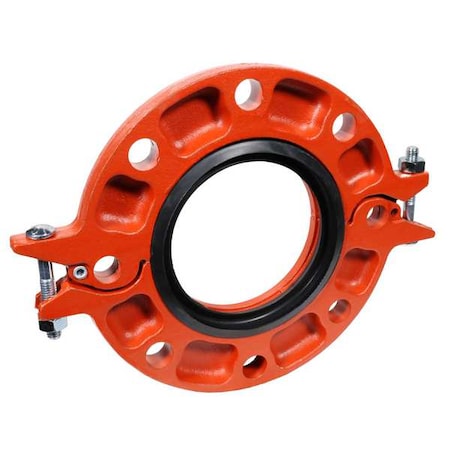 Gruvlok 0390210185 - Flange, Ductile Iron, Grooved, 6 5/8 in