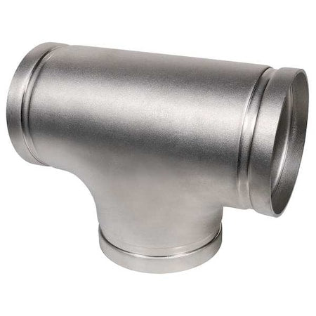 Gruvlok 1330007460 - 304 Stainless Steel Grooved Tee Fitting, 4 in Nominal, Schedule 10