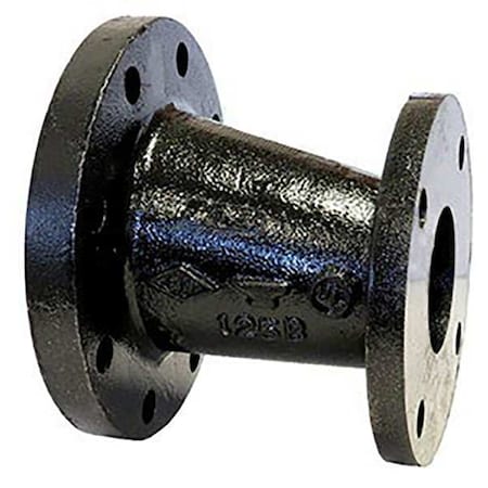 Anvil 0306069006 - Eccentric Reducer Coupling Eccentric Reducer, 3" x 4" Pipe, Flanged, Cast Iron, Class 125