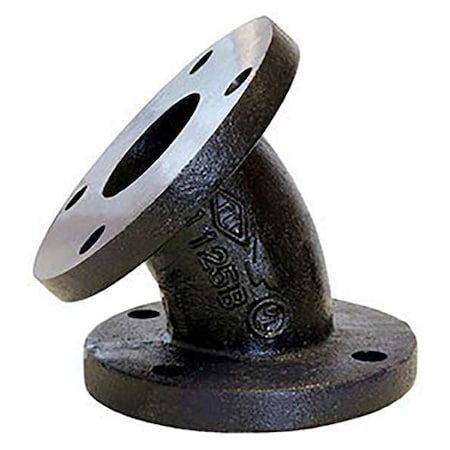 Anvil 0306020009 - 45 Degrees Elbow Elbow, 4" Pipe, Flanged, Cast Iron, Class 125