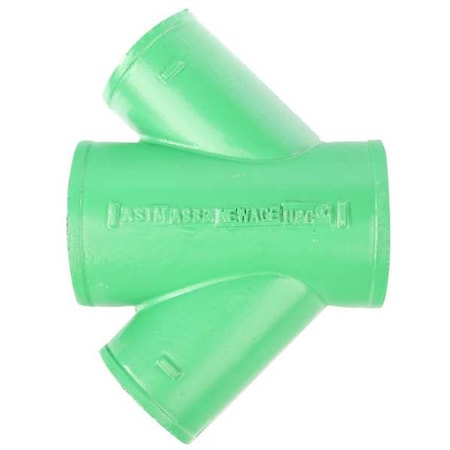 ZFB221538 - Double Wye Double Wye, 2" Pipe, Female Socket, Cast Iron, 0 psi