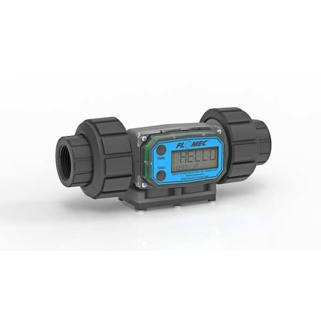 Flomec G2P10NQ9GMA - Electronic Flowmeter,1",FNPT,7.3" L