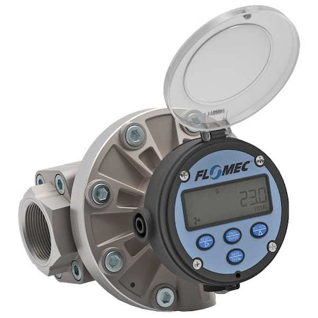 Flomec OM040S003-822R5G - Electronic Flowmeter,1 1/2",FNPT,7.4" L