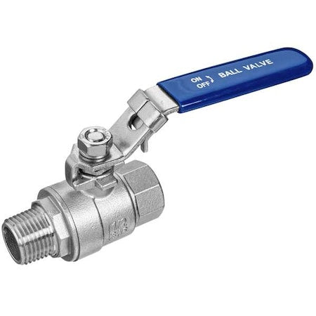 Usa Industrials ZUSA-VLV-149 - Manual 2-Way Ball Valve,NPT,304 SS