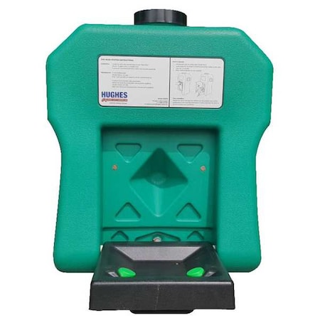 Hughes Safety Showers 16GFEW - Gravity-Fed Eyewash Station, Portable, 16 gallon, Green