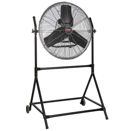 Dayton 61LD83 - Floor Fan, Floor Mount, 24 in Blade Dia, 120 V, 4,200/4,550/4,950 cfm, Non-Oscillating