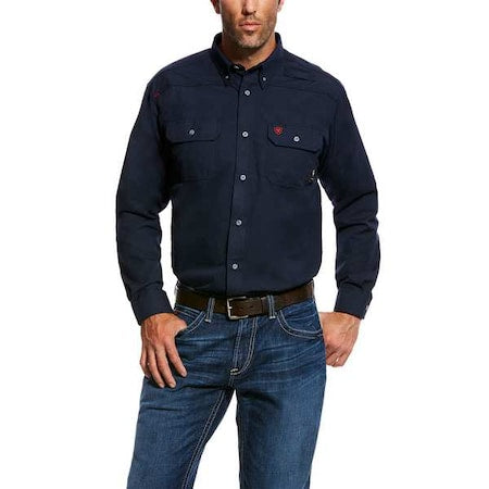 Ariat 10022899 - Men's Flame-Resistant Shirt, 9.5 cal/sq cm, L, Glen Guard(R)