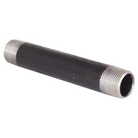 Beck 0330777400 - Pipe Nipple,Steel,1",BSPTx BSPT,4"