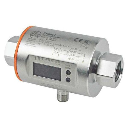 Ifm SM8601 - Flow Meter,1" NPT,0.10-26.40 gpm