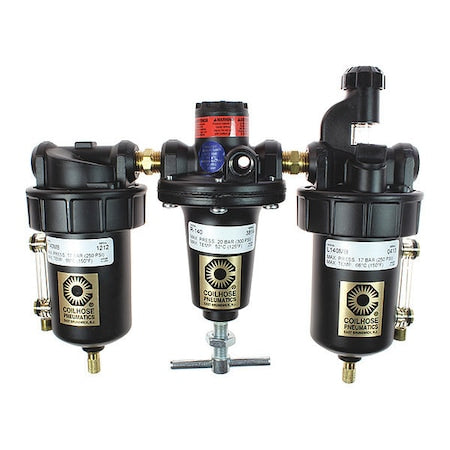Coilhose Pneumatics FRL3400MB - F/R Trio GP Series W/Metal Bowl 3/4"