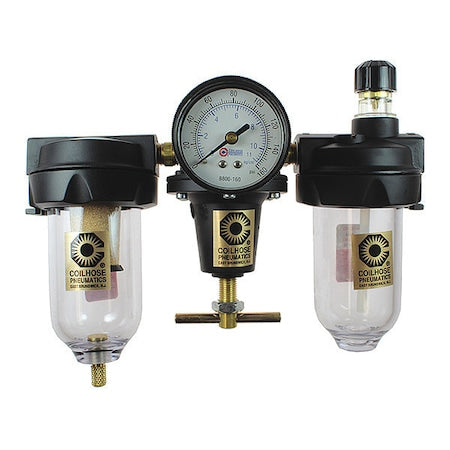 Coilhose Pneumatics 8883AAG - F/R/L Trio 3/8"