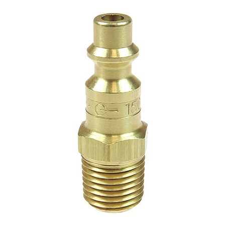 Coilhose Pneumatics 1501B - Industrial Connector MPT Brass 1/4"