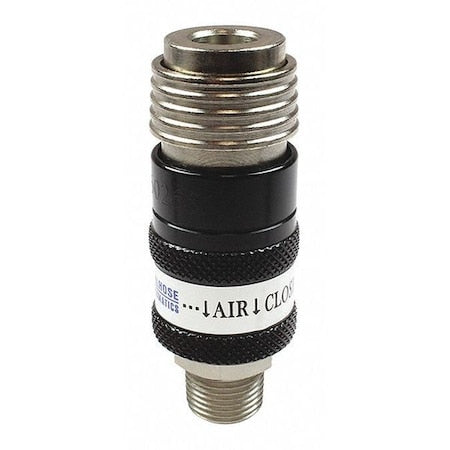 Coilhose Pneumatics 152USE - Exhaust Coupler 1/4" Body 1/4" MPT 5-in-1