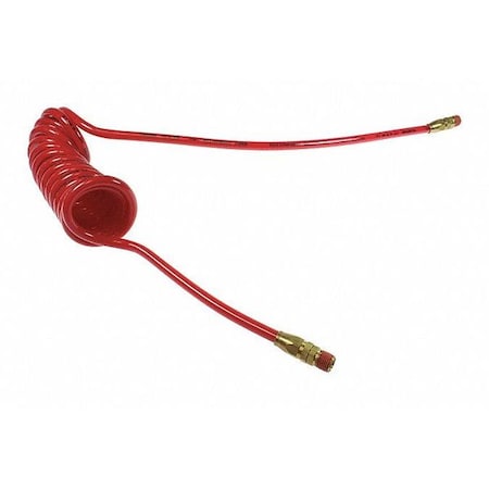 Coilhose Pneumatics PR38-50B-R - Flexcoil 3/8" ID x 50 Swivel Reuse Red