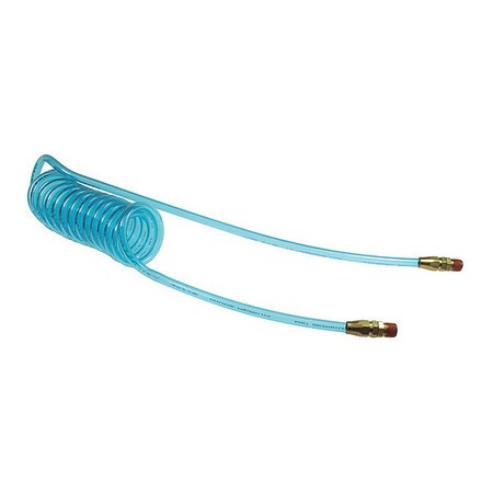Coilhose Pneumatics PR12-30B-T - Flexcoil 0.467" ID x 30 Swivel Reuse Transparent Blue