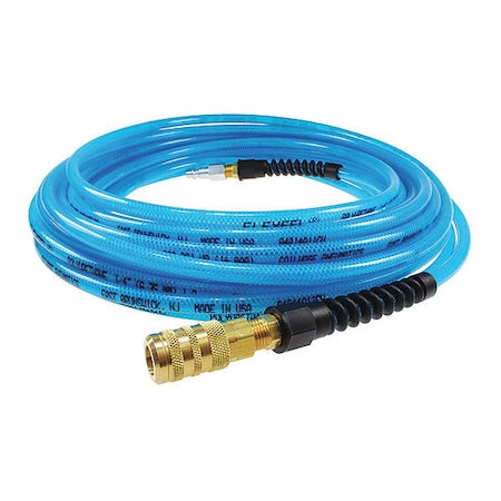 Coilhose Pneumatics PFE6100TS15X - Flexeel Hose 3/8" ID x 100 Transparent Blue