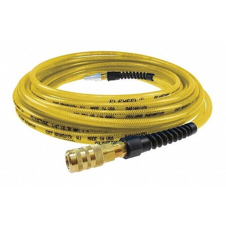 Coilhose Pneumatics PFE5050TYS15X - Flexeel Hose 5/16" ID x 50 Transparent Yellow