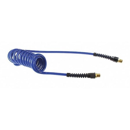 Coilhose Pneumatics PU38-30-B - Flexcoil 3/8" ID x 30' 3/8" MPT Rigid Blue