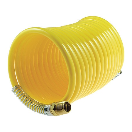 Coilhose Pneumatics N516-50 - Nylon Coil 5/16" ID x 50' 1/4" MPT Rigid