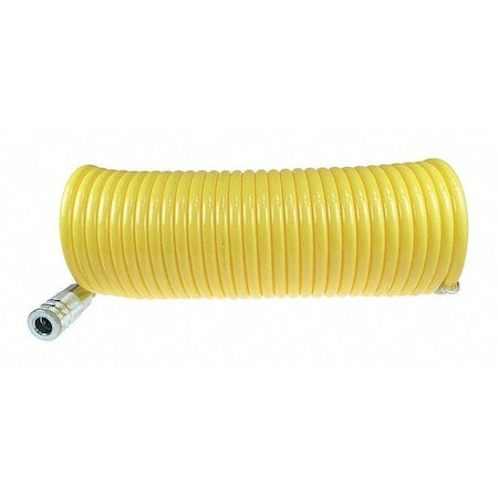 Coilhose Pneumatics 140-N38-504A - Nylon Recoil 3/8" ID x 50' 1/4" ARO Coupler