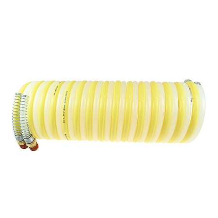 Coilhose Pneumatics N18Y-N18N-12B - Twin Coil 1/8" ID x 1/8" ID x 12 Swivel