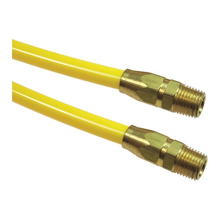 Coilhose Pneumatics PR14-50-Y - Flexcoil 1/4" ID x 50' 1/4" MPT Rigid Yellow