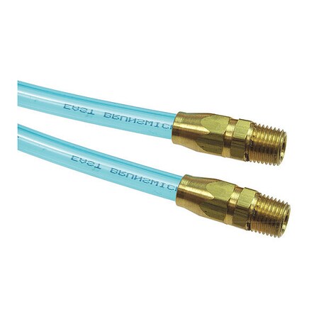 Coilhose Pneumatics PR14-50-T - Flexcoil 1/4" ID x 50' 1/4" MPT Rigid Blue