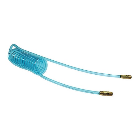 Coilhose Pneumatics PR38-25-T - Flexcoil 3/8" ID x 25' 3/8" MPT Rigid Blue