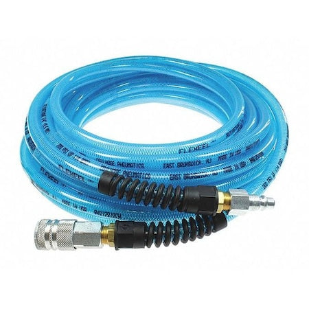 Coilhose Pneumatics PFE6100TS59C - Flexeel Hose 3/8" ID x 100' Transparent Blue