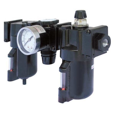 Arrow Pneumatics C33353 - Modular Filter/Regulator/Lube Combo,3/8"