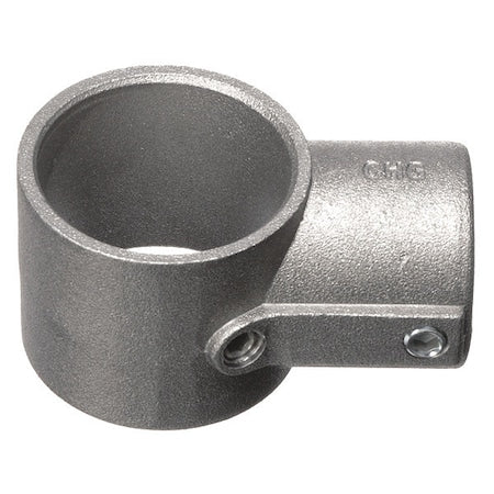 Component Hardware A35-1020 - Brushed Aluminum End Cross Brace Fitting For 1-5/8" OD Legs