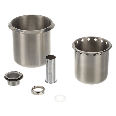 Component Hardware K30-1000 - Encore Stainless Steel Dipper Well Assembly complete less faucet