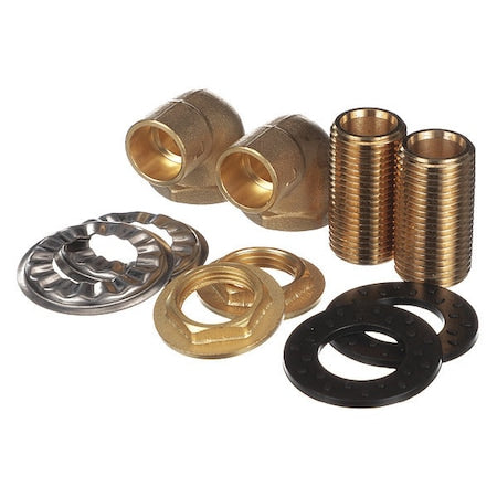 Component Hardware KL40-1000 - Wall Mount Faucet Mounting Kit for all 1/2" Wall or Splash Mount Faucets