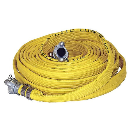 Airspade HT112 - 1" x 50 ft Coupled Lightweight Air Hose Yellow