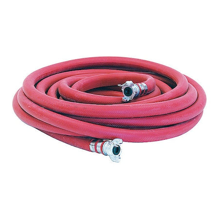 Airspade HT113 - 1" x 50 ft Coupled Standard Air Hose Red