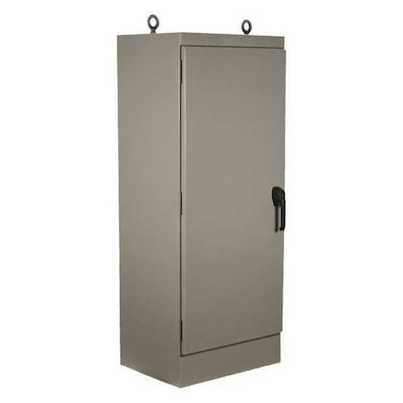 Wiegmann WRD722418FS4 - 3 Point Latch with Padlock Handle Electrical Enclosures, 72 in H, 18 in D, 24 in W, NEMA 4