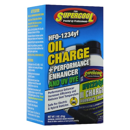 Supercool 69057B-YF - AC Refrigerants and Lubricant,2 oz,Green