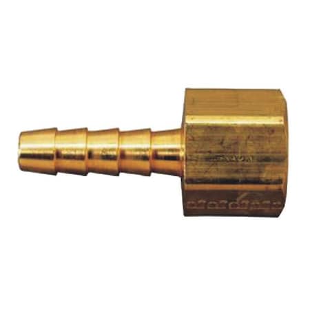 6AFN1 - Hose Barb,3/8 In Barb,3/8 In FNPT,Brass