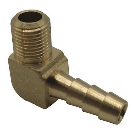 Speedaire 6AFH0 - Hose Barb, 1/4 In Barb, 1/8 In MNPT, Brass, Material Grade: H59